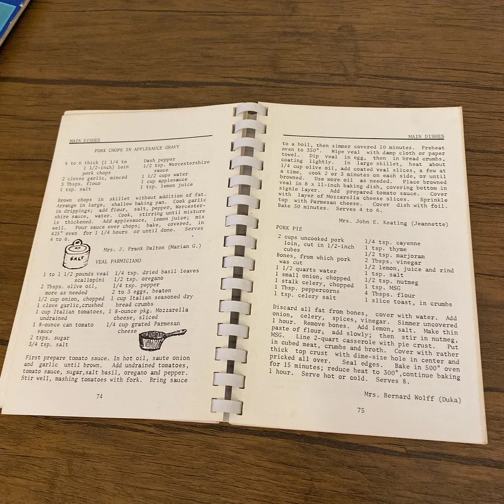 Historic Roswell’s Receipts Cookbook Georgia 1972 St Davids Episcopal Church